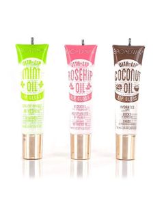 Broadway Vita-Lip Clear Lip Gloss (3PCS - Mint & Coconut & Rosehip Oil)