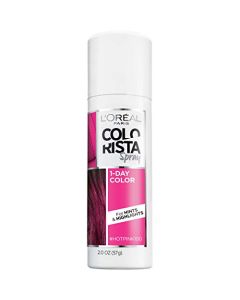 L'Oreal Paris Colorista 1-Day Washable Temporary Hair Color Spray, Hot Pink, 2 Ounces