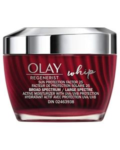Olay Regenerist Whip Face Moisturizer Cream with Sunscreen SPF 25, 1.7 oz