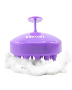 MAXSOFT Hair Scalp Massager Shampoo Brush, Scalp Care Brush (Purple)
