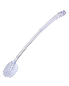 Aquasentials Exfoliating Bath Brush (15.5in) (Clear Handle) (Soft Bristle)