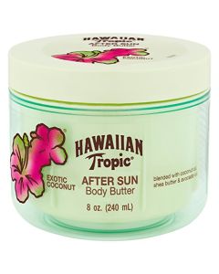 Hawaiian Tropic After Sun Lotion Moisturizer and Hydrating Body Butter with Coconut Oil, 8 Ounce