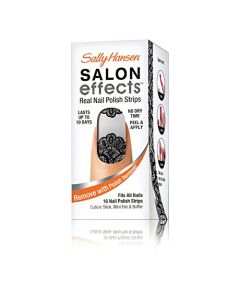 Sally Hansen Salon Effects Real Nail Polish Strips, Amazing Lace, 16 Count