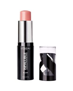 L'Oreal Paris Makeup Infallible Longwear Blush Shaping Stick, Up to 24hr Wear, Buildable Cream Blush Stick, 45 Sexy Flush, 0.3 oz.