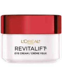 L'Oréal Paris Revitalift Anti-Wrinkle and Firming Eye Cream, Pro Retinol and Centella Asiatica, Reduce Dark Circles, Fragrance Free, 1.7 oz (Packaging may vary)