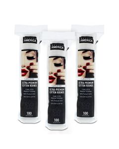 Beauty America Ultra-Premium Flower Flamestitch Cotton Round, 3x100 Count