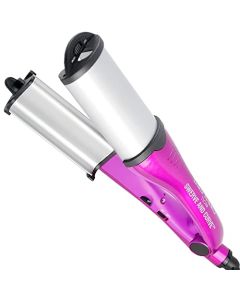 Bed Head Swerve Curve Hair Waver and Wand | 2 Tools in 1, Beachy Waves, Tousled Curls