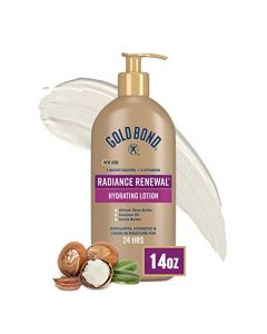 Gold Bond Radiance Renewal Hydrating Lotion, 14 oz., for Visibly Dry, Flaky & Ashy Skin