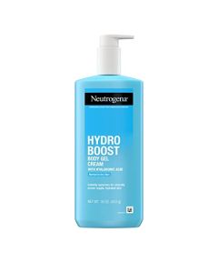 Neutrogena Hydro Boost Body Moisturizing Gel Cream with Hyaluronic Acid, Non-Greasy & Fast Absorbing, Lightweight Hydrating Body Lotion for Normal to Dry Skin, Paraben- & Dye-Free, 16 oz