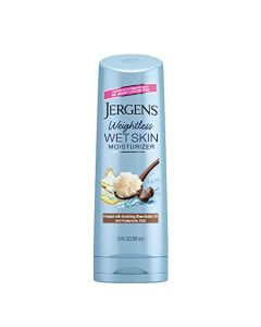 Jergens Wet Skin Body Moisturizer with Shea Butter Oil, Pure Shea Butter In Shower Lotion, Moisturizer for Dry Skin, Fast-Absorbing, Non-Sticky, 10 oz, Dermatologist Tested