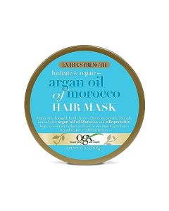 OGX Extra Strength Hydrate Repair + Argan Oil of Morocco Hair Mask Deep Moisturizing Conditioning Treatment, Citrus, 6 Ounce