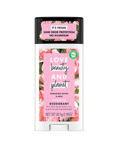 Love Beauty And Planet Deodorant, Murumuru Butter and Rose, 2.95 Oz
