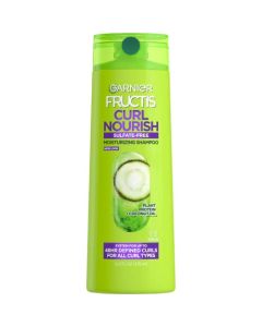 Garnier Fructis Curl Nourish Sulfate Free Moisturizing Shampoo, 12.5 Fl Oz, 1 Count (Packaging May Vary)