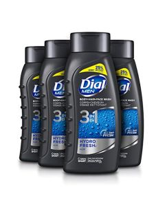 Dial Men Hair + Body Wash, Hydro Fresh, 20 fl oz (Pack of 4)
