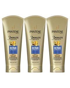 Pantene, Conditioner, Pro-V Repair and Protect for Damaged Hair, 3 Minute Miracle, 6 fl oz, Triple Pack