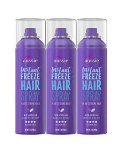 Aussie Hairspray, with Jojoba & Sea Kelp, Strong Hold, 7 fl oz (Pack of 3)