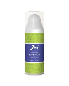 Exfoliating Face Wash (Lemongrass) | Cream Cleanser that Removes Makeup and Tones | 100% Natural with Organic Ingredients | Made for Sensitive and Dry Skin | 1.7 fl. oz.