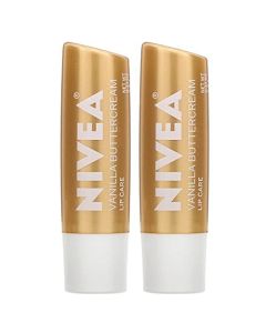 Nivea Vanilla Buttercream Lip Care 0.17 oz / 4.8 g (Pack of 2)
