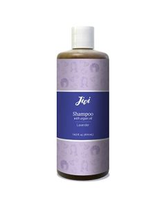 Jivi Shampoo With Argan Oil (Lavender) | Daily Use Shampoo for Healthier Hair | 100% Natural with Organic Ingredients | Made for All Hair Types, Color Safe | 14 fl. oz