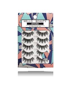 JIMIRE HELLO BEAUTY Multipack High Drama 615 Eyelashes Manga Anime Lashes 5 Pairs Pack