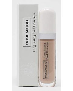 MONCARLINO Long Lasting Fluid Concealer, Light, 0.27 Fluid Ounce