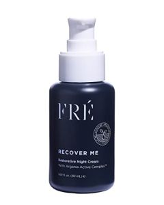 Moisturizer Face Cream for Night, Recover Me by FRE Skincare - Anti-Aging Formula for Fine Lines & Wrinkles - Argan Oil Complex, Hyaluronic Acid & Niacinamide - Vegan, Paraben-Free, All Skin Types