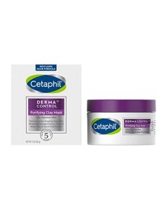Cetaphil Clay Mask Pro, Dermacontrol Purifying Clay Face Mask with Bentonite Clay for Blackheads and Pores, Designed for Oily, Sensitive Skin, 3 Oz