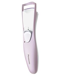 Panasonic Heated Curved Eyelash Curler With Double Action Non-Stick Silicone Pads - EH2331P, Pink
