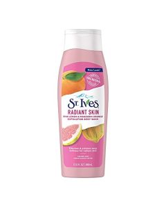 St. Ives Radiant Skin Body Wash Pink Lemon and Mandarin Orange, 13.5 Fl Oz (Pack of 1)