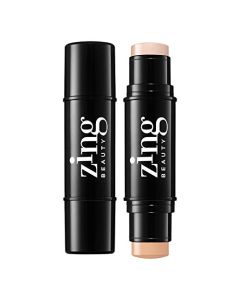 Zing Beauty Skin twin base+primer/highlighter, Light/Luster, 0.42 Ounce