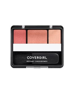 COVERGIRL Instant Cheekbones Contouring Blush Peach Perfection, Palette, .29 Oz, Blush Makeup, Pink Blush, Lightweight, Blendable, Natural Radiance, Sweeps on Evenly
