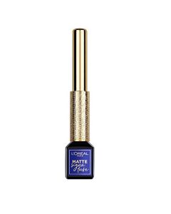 L'Oreal Paris Makeup Matte Signature Liquid Dip Eyeliner, Waterproof, Precise and Easy Application, All Day Wear, Vivid Matte Finish, Blue, 0.07 fl; Oz.