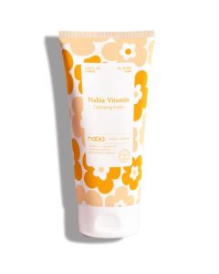 Nabia Plant-based Natural Face Wash with Vitamin C: Gentle and Clean Revitalizing Cleanser, 5.07 Fl Oz