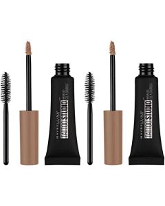 Maybelline TattooStudio Waterproof Eyebrow Gel Makeup, Soft Brown, 0.23 Fl Oz (Pack of 2)