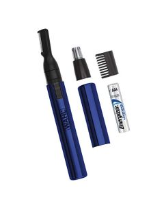 Wahl Lithium 2 in 1 Battery Pen Detail Trimmer for Nose, Ear, Neckline, Eyebrow, & Other Detailing - Blue - by The Brand Used by Professionals - Model 5643-200