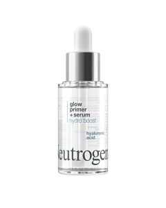 Neutrogena Hydro Boost Glow Booster Primer & Serum, Hydrating & Moisturizing Face Serum-to-Primer Hybrid, Infused with Purified Hyaluronic Acid & Designed to Instantly Hydrate, 1.0 fl. oz