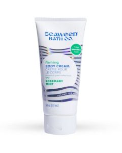 Seaweed Bath Co. Firming Body Cream, Rosemary Mint Scent, 6 Ounce, Sustainably Harvested Seaweed, Chlorella, Green Coffee Beans
