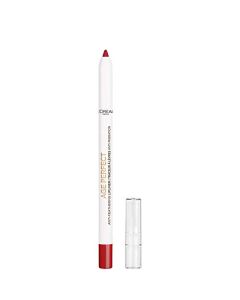 L'Oréal Paris Age Perfect Anti-Feathering Lip Liner, Flaming Carmin