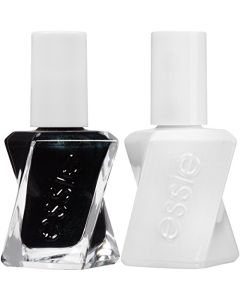 essie Gel Couture Longwear Nail Polish + Top Coat Kit, Hang Up The Heels, 0.46 fl. oz.
