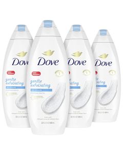 Dove Body Wash Instantly Reveals Visibly Smoother Skin Gentle Exfoliating Effectively Washes Away Bacteria While Nourishing Your Skin 22 oz 4 Count