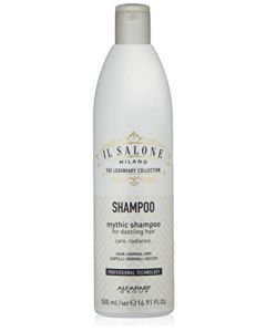 Il Salone Milano Professional Mythic Shampoo for Normal to Dry Hair - Moisturizes and Adds Shine - Premium Quality - 16.91 Fl. Oz / 500ml
