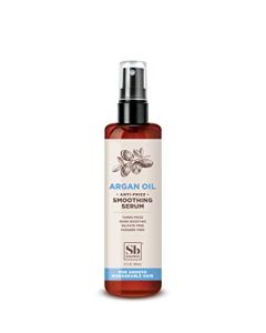 Soapbox Argan Oil Smoothing Serum, Anti-Frizz Serum For All Hair Types with Shea Butter & Vitamin E Repairs Damage & Controls Flyaways - Vegan, Cruelty and Gluten Free Smoothing Serum (5 Fl oz)