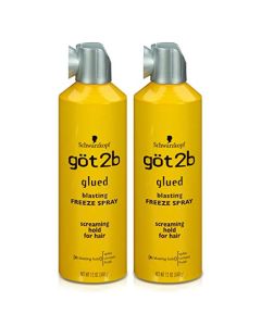 Got2b Glued Blasting Freeze Hairspray, 12 oz, Pack of 2