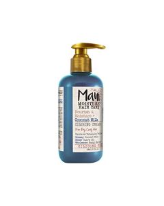 Maui Moisture Hair, Nourish & Moisture + Coconut Milk, Combing Cream for Dry Curly Hair, Silicone & Sulfate-Free Aloe Leave-In Conditioner Treatment to Detangle Hair, 8 Fl Oz (4067538)