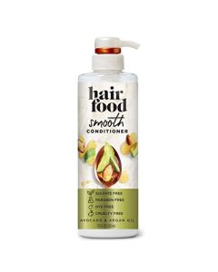 Hair Food Avocado & Argan Oil Sulfate Free Conditioner, 17.9 fl oz, Dye Free Smoothing