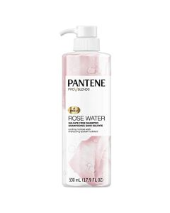 Pantene, Shampoo, Sulfate, Paraben and Dye Free, Pro-V Blends, Soothing Rose Water, 17.9 fl oz