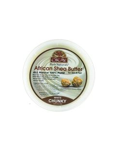 OKAY SHEA BUTTER JAR CHUNKS WHITE 10OZ