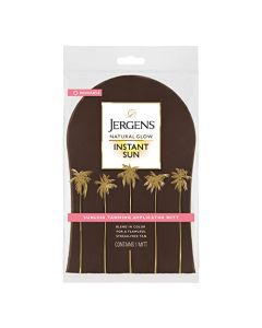 Jergens Natural Glow Body Applicator Mitt, Flawless, Streak-free Tanning Blender Glove, Reusable Tanning Mitt Protects Hands, Deep