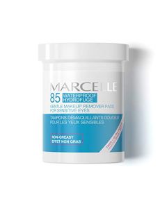 Marcelle Gentle Eye Make-Up Remover Pads, Sensitive Eyes, Waterproof Makeup Removal, Hypoallergenic, Fragrance-Free, Paraben-Free, Alcohol-Free, Cruelty-Free, 85 Pads