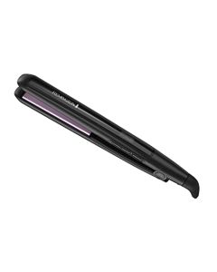 Remington 1 Inch Anti Static Flat Iron with Floating Ceramic Plates and Digital Controls Hair Straightener, Purple, 1 Count, S5502